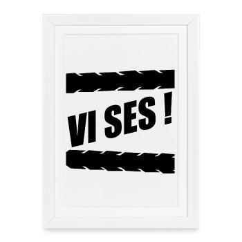 See you goodbye - Framed poster (27 × 37 cm) - white - Front