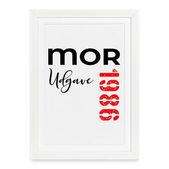Mor 1986 Udgave - Affiche encadrée (27 × 37 cm) - blanc - Devant