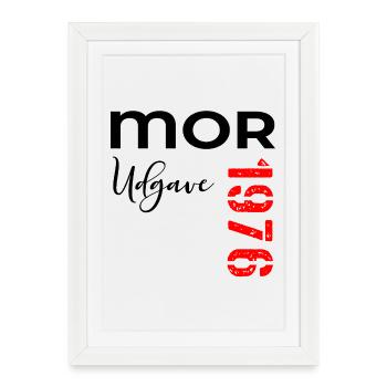 Mother Ausgabe 1976 - Gerahmtes Poster (27 × 37 cm) - Weiß - Vorne