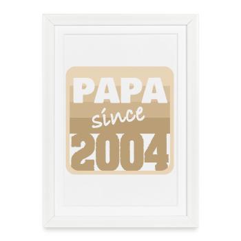 2004 - Affiche encadrée (27 × 37 cm) - blanc - Devant