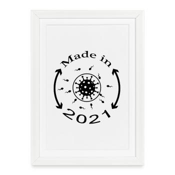 Madie in 2021 - Affiche encadrée (27 × 37 cm) - blanc - Devant
