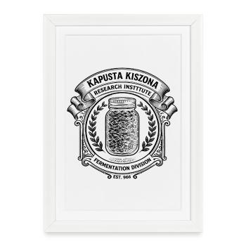Kapusta Kiszona Research Institute - Framed poster (27 × 37 cm) - white - Front