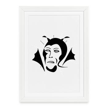 Devil / Teufel - Framed poster (27 × 37 cm) - white - Front