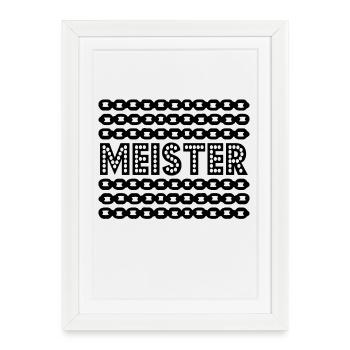 Master Degree Master Chains - Framed poster (27 × 37 cm) - white - Front