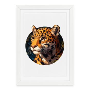 Design de Jaguar - Affiche encadrée (27 × 37 cm) - blanc - Devant