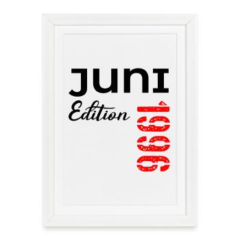 June 1996 - 30th birthday - Framed poster (27 × 37 cm) - white - Front