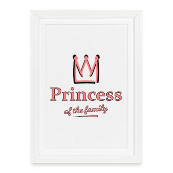 Princess of the Family - Framed poster (27 × 37 cm) - white - Front