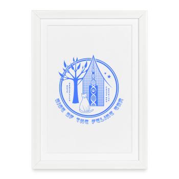 Rise of the Feline Era (for light backgrounds) - Framed poster (27 × 37 cm) - white - Front