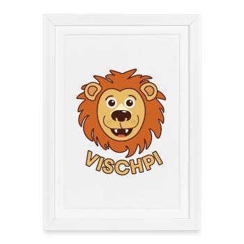 Vishpi - Affiche encadrée (27 × 37 cm) - blanc - Devant