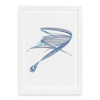 Le chemin de fer secret – Théorie du chaos - Affiche encadrée (27 × 37 cm) - blanc - Devant