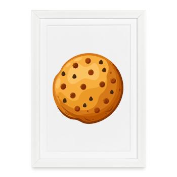 Cookies - Affiche encadrée (27 × 37 cm) - blanc - Devant