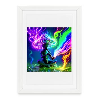 Idegen_Saman - Affiche encadrée (27 × 37 cm) - blanc - Devant