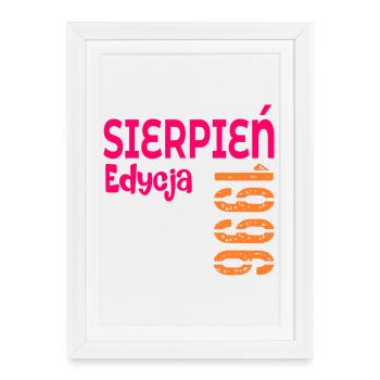 30e anniversaire août 1986 - Affiche encadrée (27 × 37 cm) - blanc - Devant