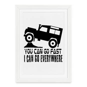 defender Landy Anywhere - Affiche encadrée (27 × 37 cm) - blanc - Devant