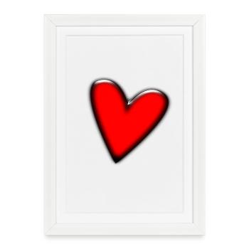 MOM. MOTHER's DAY. HAPPY MOTHER'S DAY. I LOVE YOU - Framed poster (27 × 37 cm) - white - Front