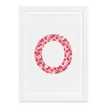 Letter O - Initial Gift - Framed poster (27 × 37 cm) - white - Front
