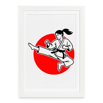 Tobi Geri - Affiche encadrée (27 × 37 cm) - blanc - Devant
