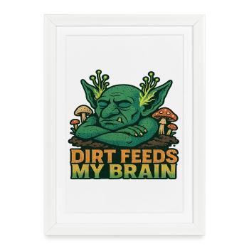 Goblincore Astronomy Goblins - Framed poster (27 × 37 cm) - white - Front