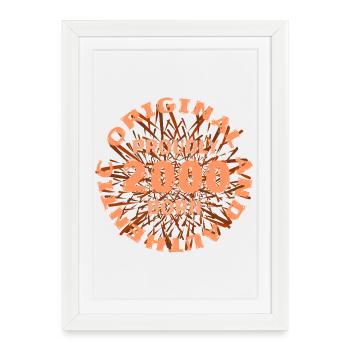 2000 - Framed poster (27 × 37 cm) - white - Front