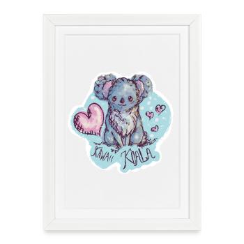 Mon animal de l'année - Affiche encadrée (27 × 37 cm) - blanc - Devant