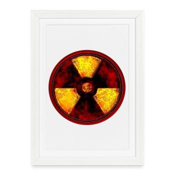 Radioactivité - Affiche encadrée (27 × 37 cm) - blanc - Devant