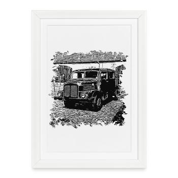 IFA S4000-1 - Affiche encadrée (27 × 37 cm) - blanc - Devant