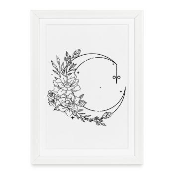 Aries astrology - Framed poster (27 × 37 cm) - white - Front