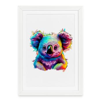 Koala - Affiche encadrée (27 × 37 cm) - blanc - Devant