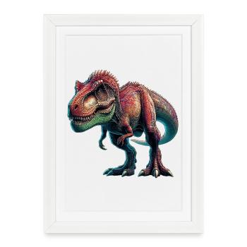 Dinosaur - Framed poster (27 × 37 cm) - white - Front