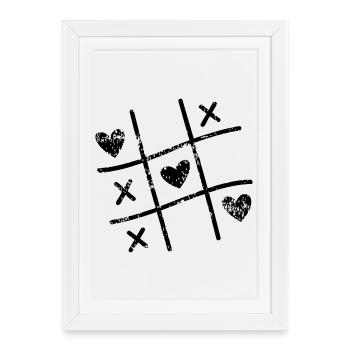 Saint-Valentin Saint-Valentin Saint-Valentin - Affiche encadrée (27 × 37 cm) - blanc - Devant
