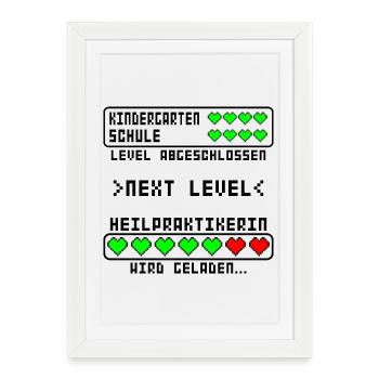 Aspiring naturopath in training Start - Framed poster (27 × 37 cm) - white - Front