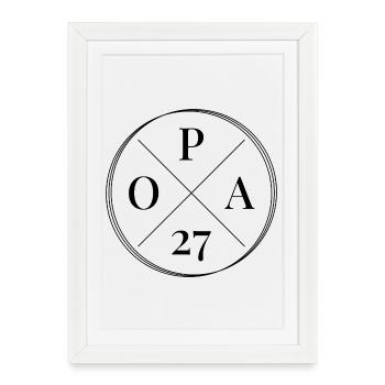 Grandpa 2027 - Framed poster (27 × 37 cm) - white - Front