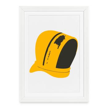 Beekeeper's Hat Bee Veil Beekeepers' Association Hobby Beekeepers - Framed poster (27 × 37 cm) - white - Front