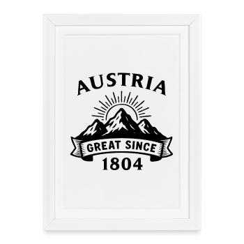 Grande Autriche depuis 1804 (Kaisertum) - Affiche encadrée (27 × 37 cm) - blanc - Devant