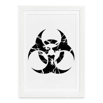 nuclear - Framed poster (27 × 37 cm) - white - Front