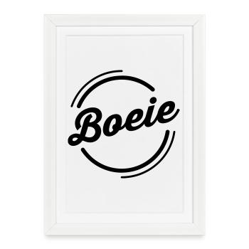 Langue jeunesse Flandre: Boeie - Affiche encadrée (27 × 37 cm) - blanc - Devant