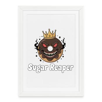 Sugar Reaper Crown - Framed poster (27 × 37 cm) - white - Front