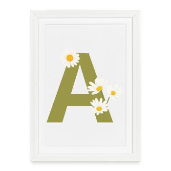 Letter to Green Daisies - Framed poster (27 × 37 cm) - white - Front