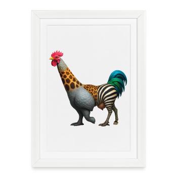ZINNEKE DU SUD - Bellegique - Framed poster (27 × 37 cm) - white - Front