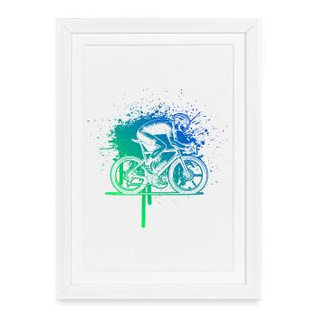 Road Bike Vibes for Road Bike - Framed poster (27 × 37 cm) - white - Front