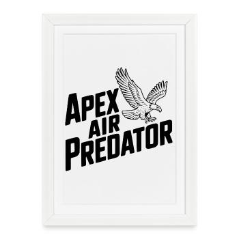 Apex Air Predator - Affiche encadrée (27 × 37 cm) - blanc - Devant