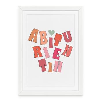 High school graduate - Framed poster (27 × 37 cm) - white - Front