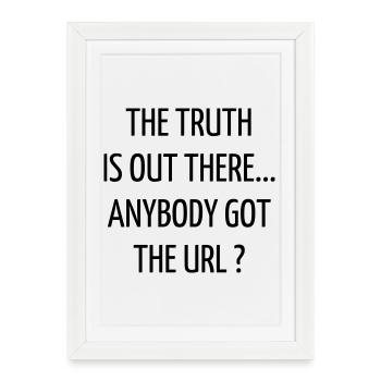 Quote / Gaming / Geek / Gamer / Computer / Game - Framed poster (27 × 37 cm) - white - Front