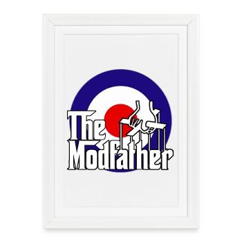 the modfather - Framed poster (27 × 37 cm) - white - Front