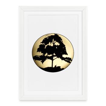 Tree of Light - Framed poster (27 × 37 cm) - white - Front