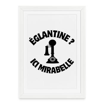 la septième compagnie, film culte, 7ème compagnie - Affiche encadrée (27 × 37 cm) - blanc - Devant