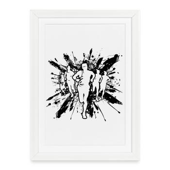 Évêque - Affiche encadrée (27 × 37 cm) - blanc - Devant
