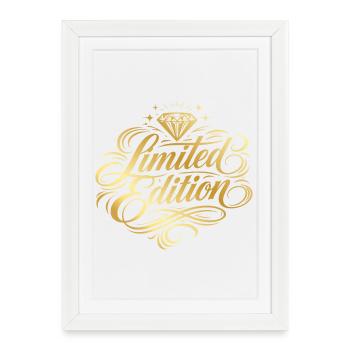Limited Edition Diamond - Framed poster (27 × 37 cm) - white - Front