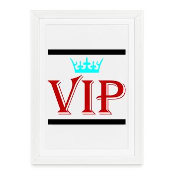 vip_02 - Affiche encadrée (27 × 37 cm) - blanc - Devant
