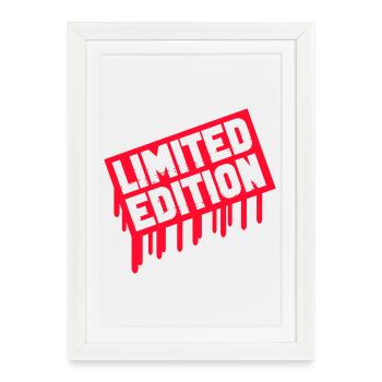Timbre édition limitée - Affiche encadrée (27 × 37 cm) - blanc - Devant